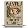 Quadro Decorativo One Piece Wanted Chopper - comprar online