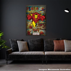 Pôster IRON MAN RETRÔ Oficial Licenciado 91 x 61 cm - comprar online