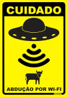 Placa abdução por wi-fi