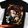 Camiseta Anime Tanjiro Demon Slayer 100% Algodão - comprar online