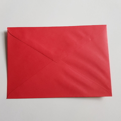 Sobre Comercial color Rojo por unidad