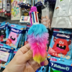 Bolígrafo 6 Colores Peluche Por Unidad