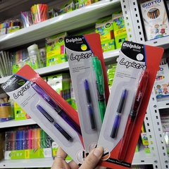 Lapicera De Pluma Transparente Blister - comprar online