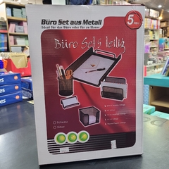 Set De Escrittorio Organizador Por 5 Piezas Metal