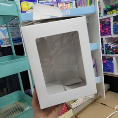 Caja Para Pan Dulce Con Visor 135x135x170mm