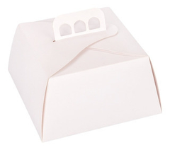 Estuche Torta Blanco 27x27x10 cm Por Unidad
