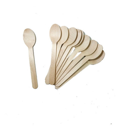 Cuchara Madera 14 cm Por Unidad