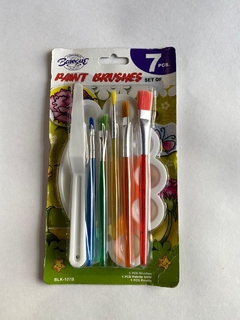 Set Pinceles + paleta + Bandeja
