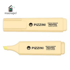 Resaltador Pizzini Plano Amarillo Pastel