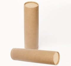 Pote Cartón Kraft para botella