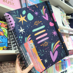 Cuaderno A4 Full Linea Punto Cero Por 80 Hojas Con Elastico