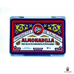 Almohadilla Señorita Metalica Nro 1 5x9cm