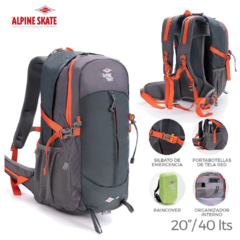 Mochila Camping Alpine Cod.27230 40lts