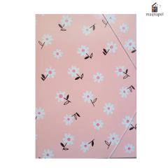 Carpeta 3 Solapas Con Elastico Nro 5 Onix Black & Pink I