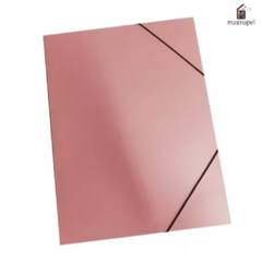 Carpeta 3 Solapas Con Elastico Nro 5 COLOR Rosa Pastel - comprar online