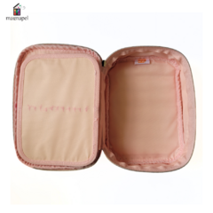 Cartuchera 1 Piso 100 Lapices Brw Ecocuero Rosa - comprar online
