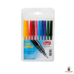 Microfibras Trabi Fine 0.3 Por 10 Colores