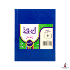 Cuaderno Tapa Dura 84 hojas Potosi Rayado Azul