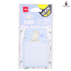 Notas Adhesivas Deli A55202 - Llama Celeste
