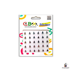 Stickers Strass Gotas