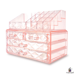 Organizador Ibicraft Crafter Cristal Rosa