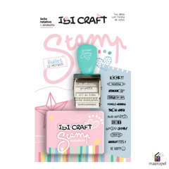 Sello Rotativo Con Almohadilla Ibicraft Kit Cod. 841600 Bullet