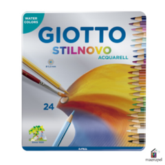 Lapices por 24 colores Acuarelables Giotto Supermina LATA