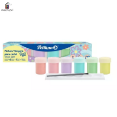 Temperas Pelikan Pastel Por 6 Colores