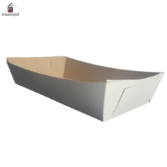 Bandeja Caja Para Lomo Grande Blanca Por Unidad