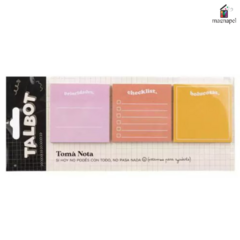 Notas Adhesivas Talbot Set Por 3 Cod. 5454