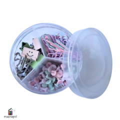 Set Stationery Cod.1250S Clip+Chinche Galera+Aprietapapel