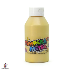 Tempera X250cc Botella Señorita METAL Dorado - comprar online