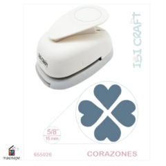 Sacabocado Ibicraft 17mm 3/4" 4 Corazones Cod.655026 - comprar online