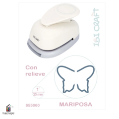 Sacabocado Ibicraft 17mm 3/4" Con Relieve Mariposa 655060 - comprar online