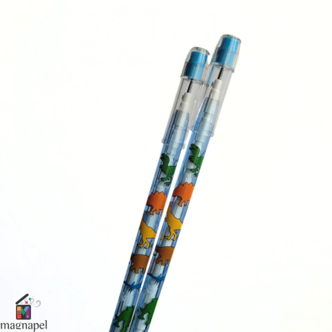 Lapiz Con Minas Intercambiables Dinosaurios