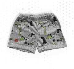 SHORCITO ROAR FULL PRINT GRIS LIVIANO NIÑO