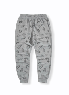 PANTALON GRAFITTI LIVIANO JERSEY GRIS