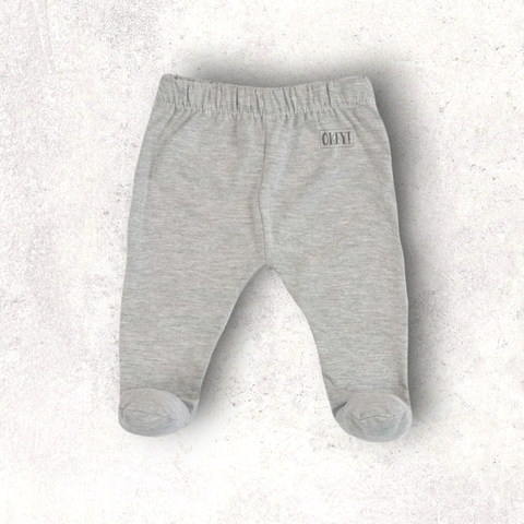 RANITA ALGODON GRIS MELANGE BEBE LISO - comprar online