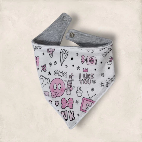 BANDANA REVERSIBLE FUNNY BEBE