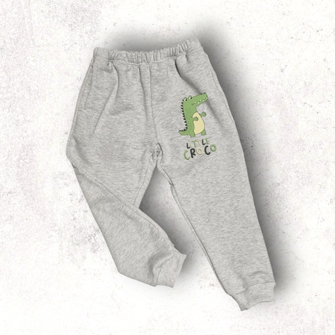 PANTALON FRISA GRIS MELANGE LITLECOCO NIÑO Y BEBE ALGODON - comprar online
