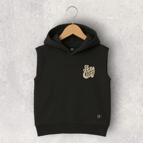 CHALECO FRISA NEGRO STAY NIÑO