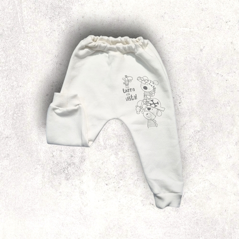 PANTALON FRIZA NATURAL ALGODON TIERRA A LA VISTA! BEBE - comprar online