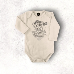 BODY ALGODON MANGA LARGA ARENA PIGSPIRATE BEBE