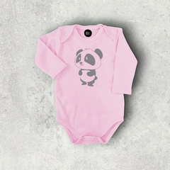 BODY BEBE ROSA ALGODON MANGA LARGA OTO