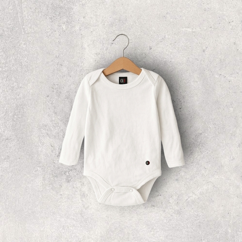 BODY LARGO BLANCO LISO BEBE - comprar online
