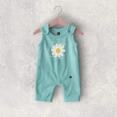 ENTERITO RUSTICO CORTO AQUAMARINA MARGARITA BEBE