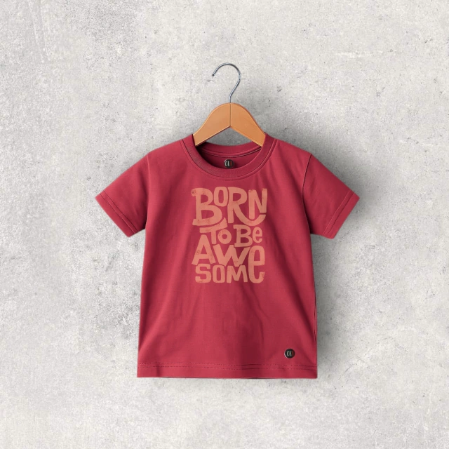 REMERA ALGODON MANGA CORTA BORDO SOME NIÑO