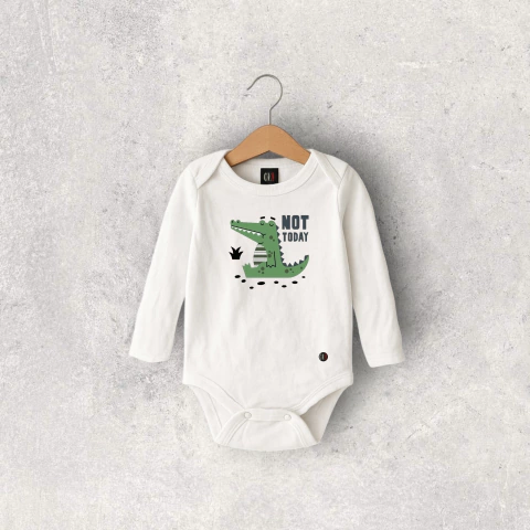 BODY ALGODON BLANCO MANGA LARGA DRILO BEBE - comprar online