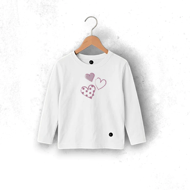 REMERA BLANCA ALGODON MANGA LARGA BEBE ZELMA