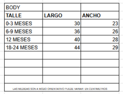 BODY ALGODON DURAZNO MANGA CORTA BEBE - comprar online